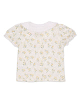 Top Frill Collar Yellow Flower Toddler