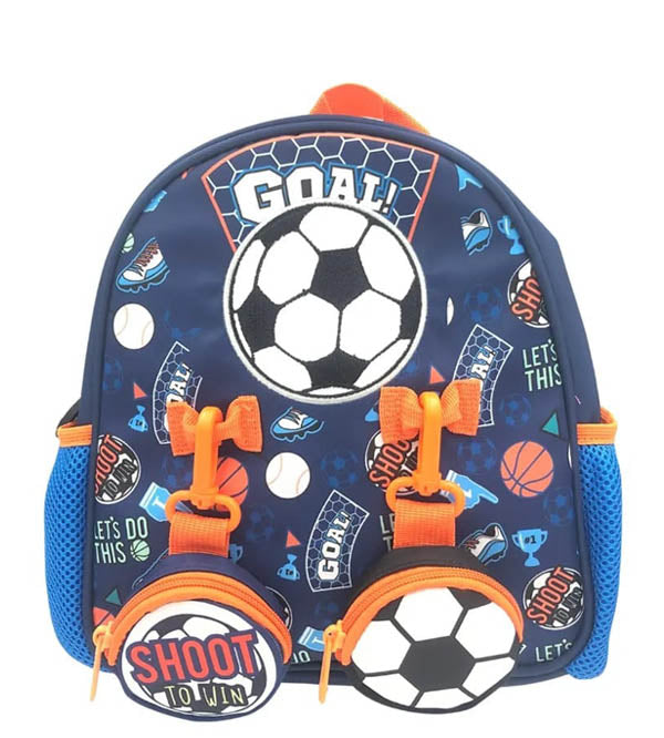 Adorable Premium Quality Vest Brand Football Themed Bag for Travel & Playgroup (U2054)