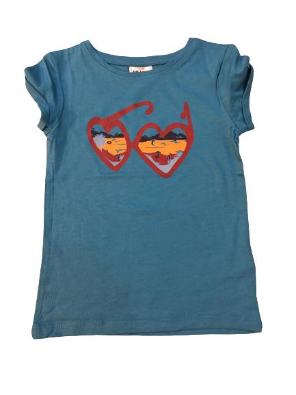 Blue SunglassesTape A' Loeil T-Shirt for Girls