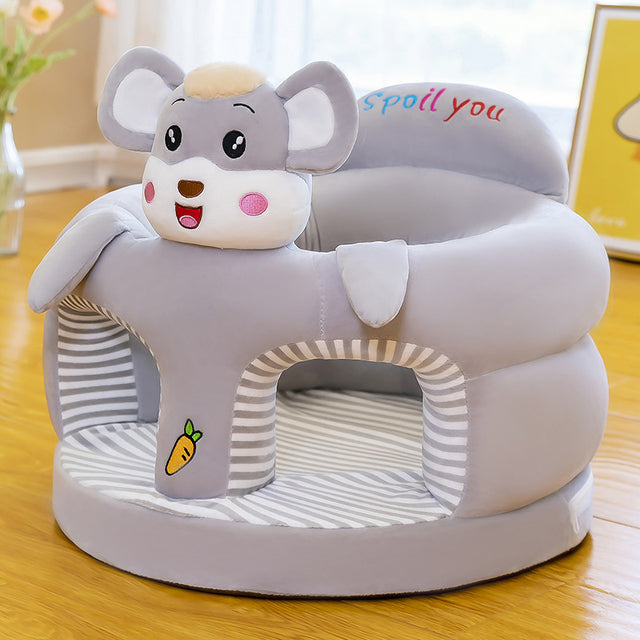 Mouse Plush Baby Sit-Up Chair – Soft Support Floor Seat