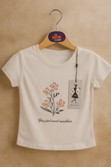 You Just Need Sunshine Kids T-Shirt – Floral Print Tee
