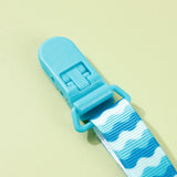 Adjustable Pacifier Clip with Braided Cord and Secure Clasp - Prevents Dropping - MomYom PK