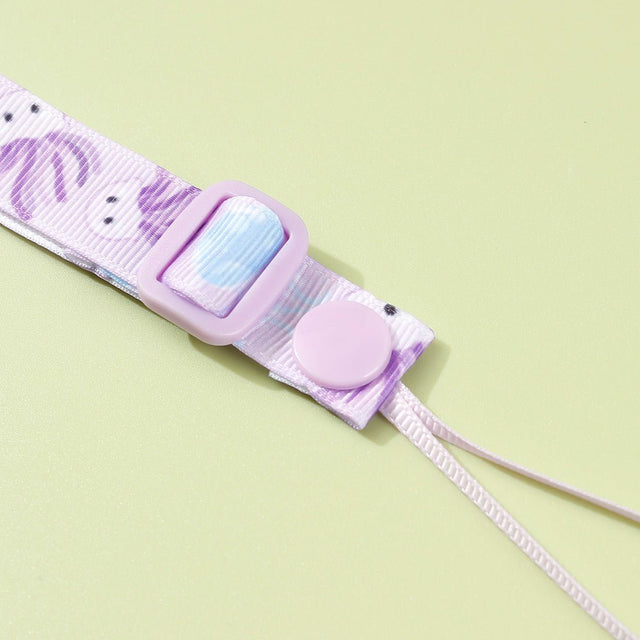 Adjustable Pacifier Clip with Braided Cord and Secure Clasp - Prevents Dropping - MomYom PK