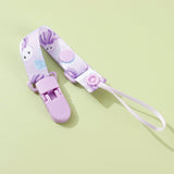 Adjustable Pacifier Clip with Braided Cord and Secure Clasp - Prevents Dropping - MomYom PK