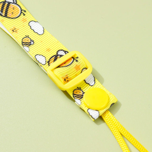 Adjustable Pacifier Clip with Braided Cord and Secure Clasp - Prevents Dropping - MomYom PK
