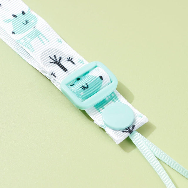 Adjustable Pacifier Clip with Braided Cord and Secure Clasp - Prevents Dropping - MomYom PK