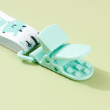Adjustable Pacifier Clip with Braided Cord and Secure Clasp - Prevents Dropping - MomYom PK