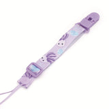 Adjustable Pacifier Clip with Braided Cord and Secure Clasp - Prevents Dropping - MomYom PK