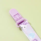 Adjustable Pacifier Clip with Braided Cord and Secure Clasp - Prevents Dropping - MomYom PK
