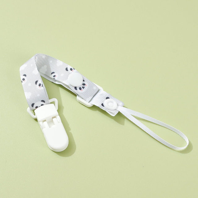 Adjustable Pacifier Clip with Braided Cord and Secure Clasp - Prevents Dropping - MomYom PK