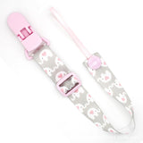 Adjustable Pacifier Clip with Braided Cord and Secure Clasp - Prevents Dropping - MomYom PK