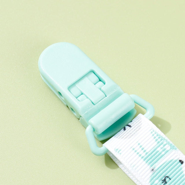 Adjustable Pacifier Clip with Braided Cord and Secure Clasp - Prevents Dropping - MomYom PK