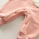 Autumn and Winter Newborn Baby Clothing Set Soft Jacket for Girls Warm Jumpsuit for Boys Soft Bebe Romper Baby Clothes - MomYom PK