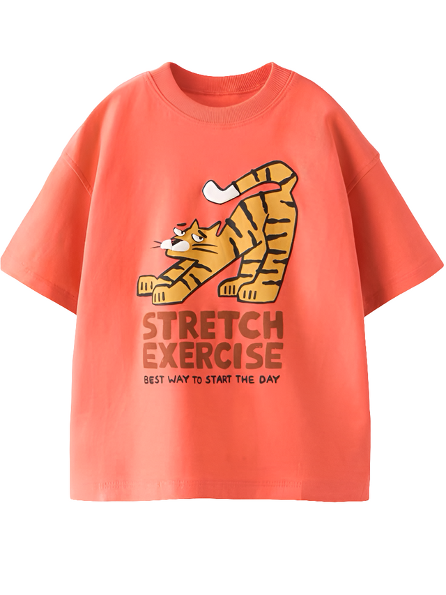 Zara Branded Orange T-shirt