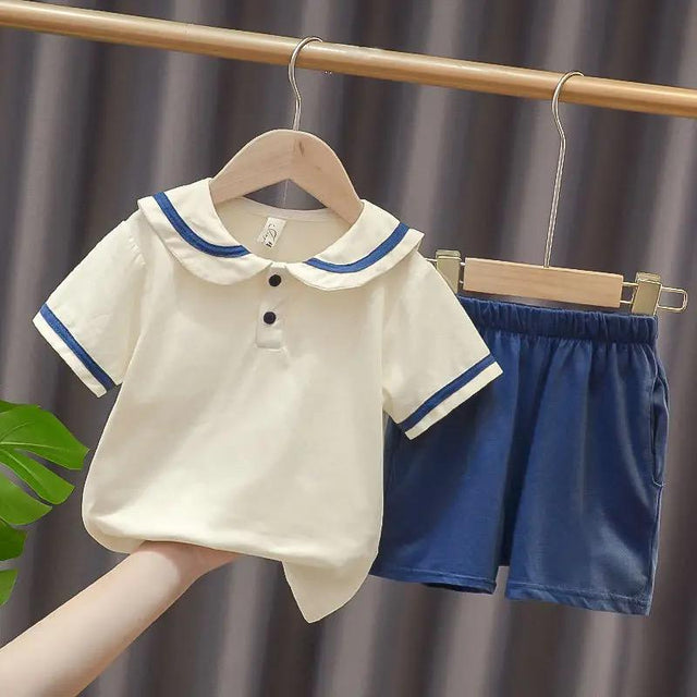 Sailor Girl Two-piece t shirt and shorts set