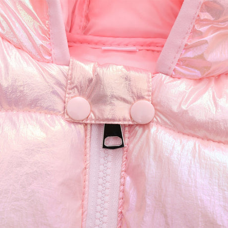 Pink Neon Puffer Jacket