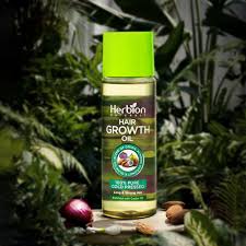 Herbion Naturals Hair Growth Oil 120ml - Pure Cold Pressed Oil - Enriched with Castor Oil