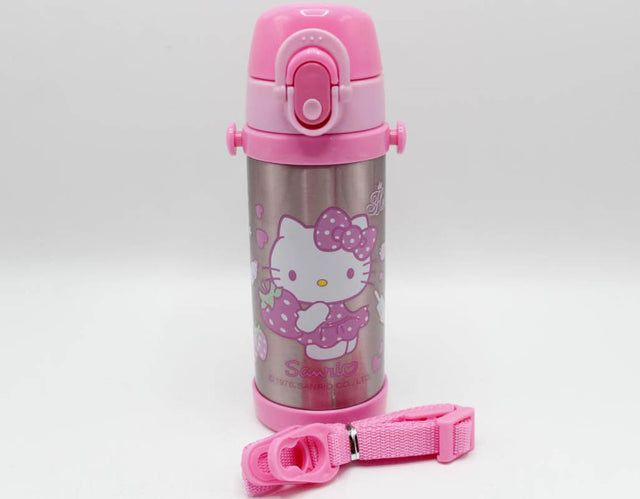 350 ml Hello Kitty Pink Thermal Metallic Water Bottle (GX-350)