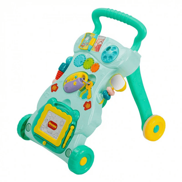 Huanger Activity Musical Walker With Toys - GREEN