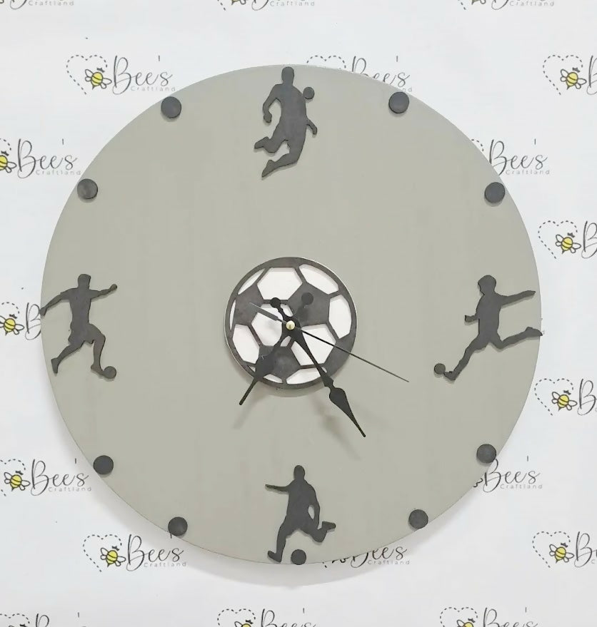 football themed clock