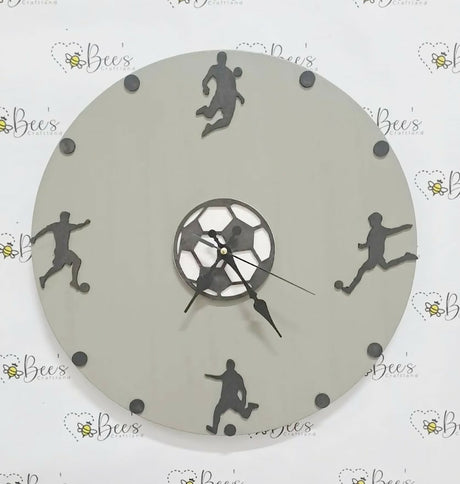 football themed clock