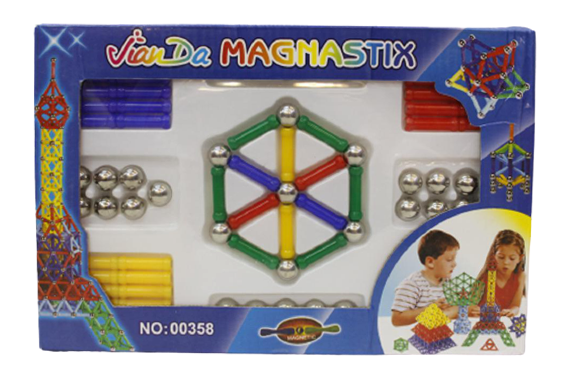 Magnetix Blocks 84 Pcs (00358)