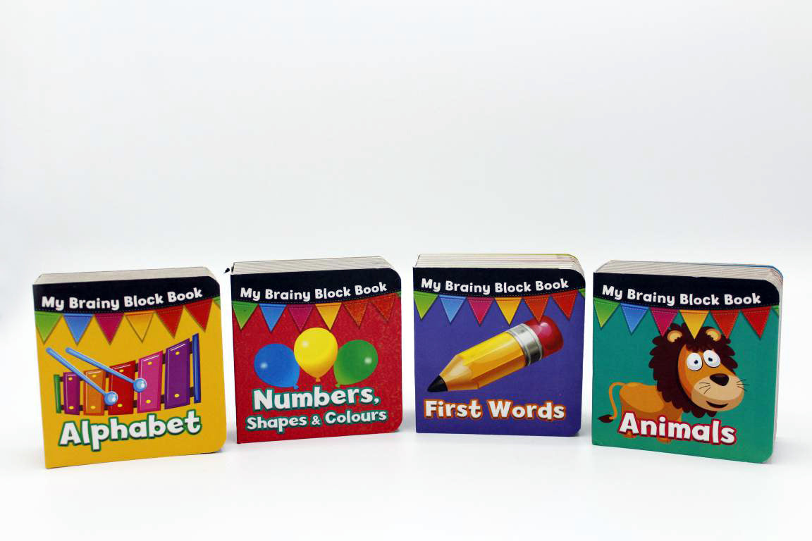 My Brainy Block Board Book Pack of 4
