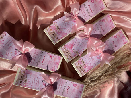 Fairy-Themed Baby Birth Announcement Box With Bag
