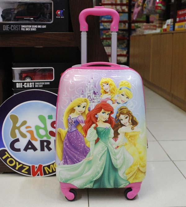 Princess 4 Wheels Children Kids Luggage Travel Bag / Suitcase 16 Inches