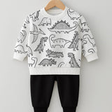 Dino Printed Winter Tracksuit