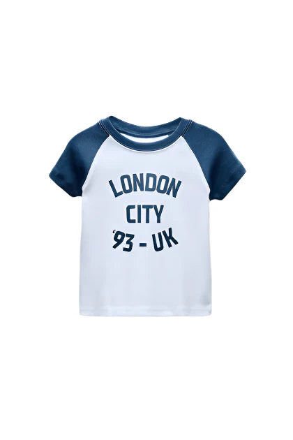 Blue White T-shirt