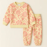 Geometric Printed Winter Tracksuit for Girls