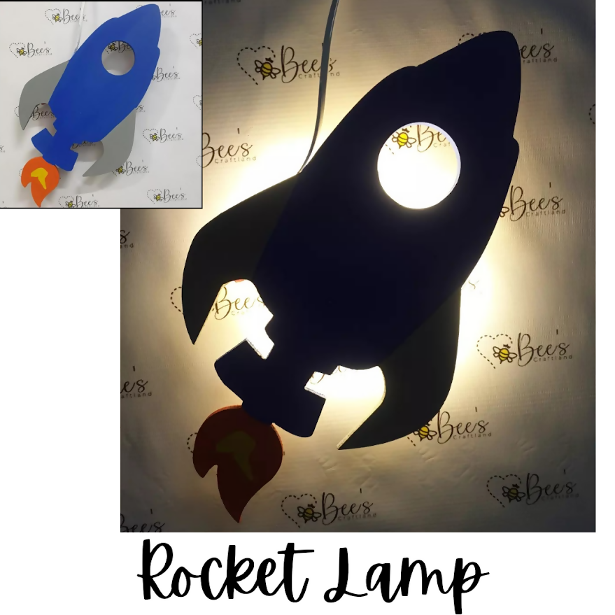 Rocket lamp
