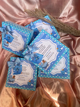 Teddy & Stars Baby Announcement Box - Without Bag
